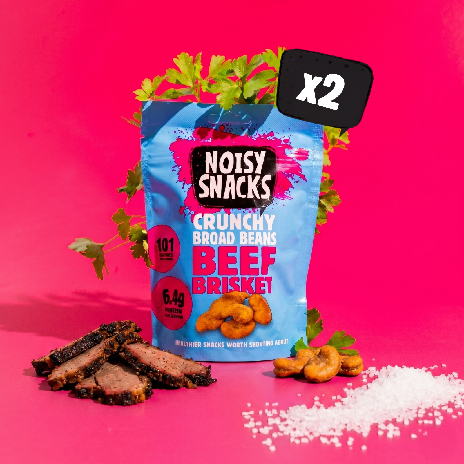 NOISY SNACKS TASTER KIT 8 x 100g