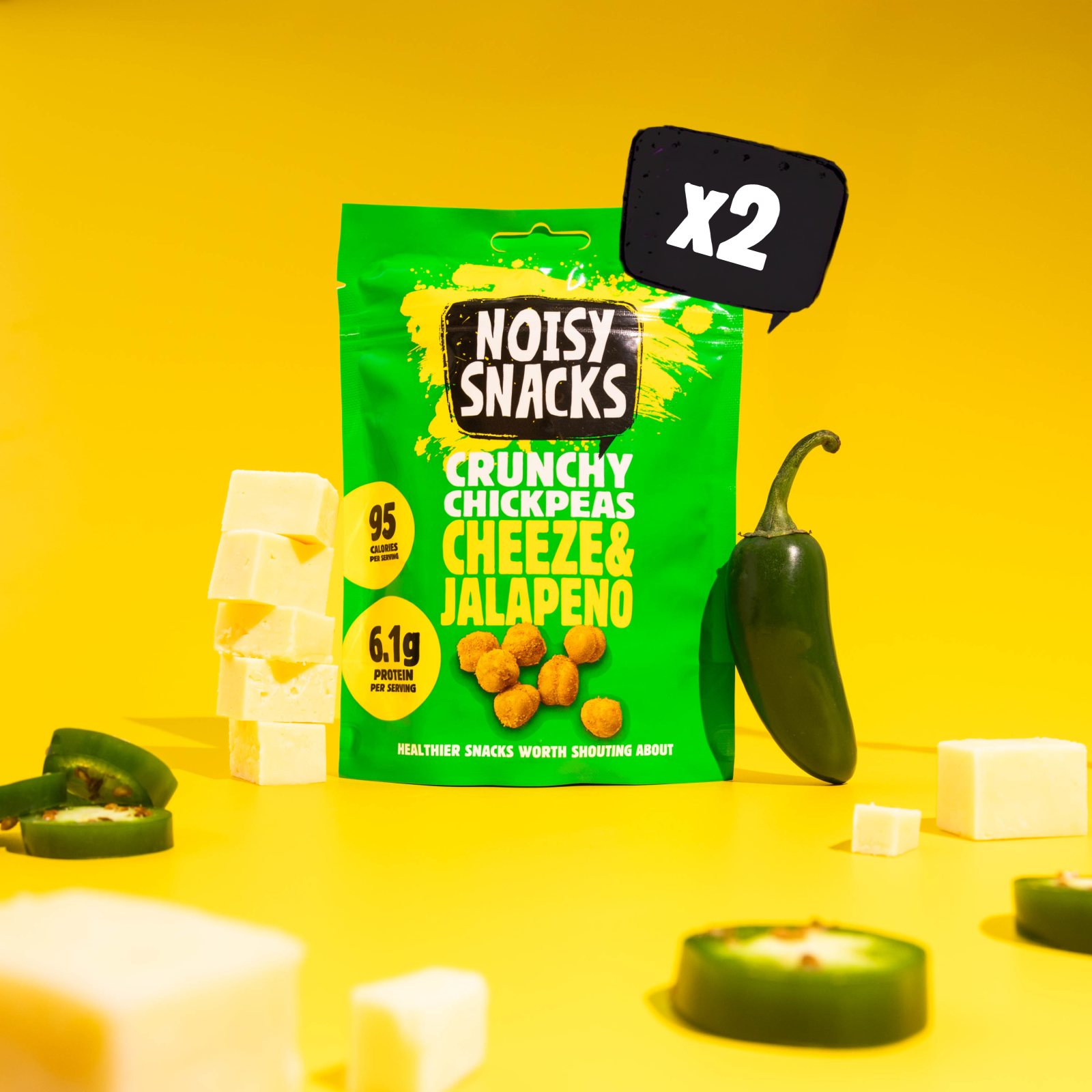 NOISY SNACKS TASTER KIT 8 x 100g