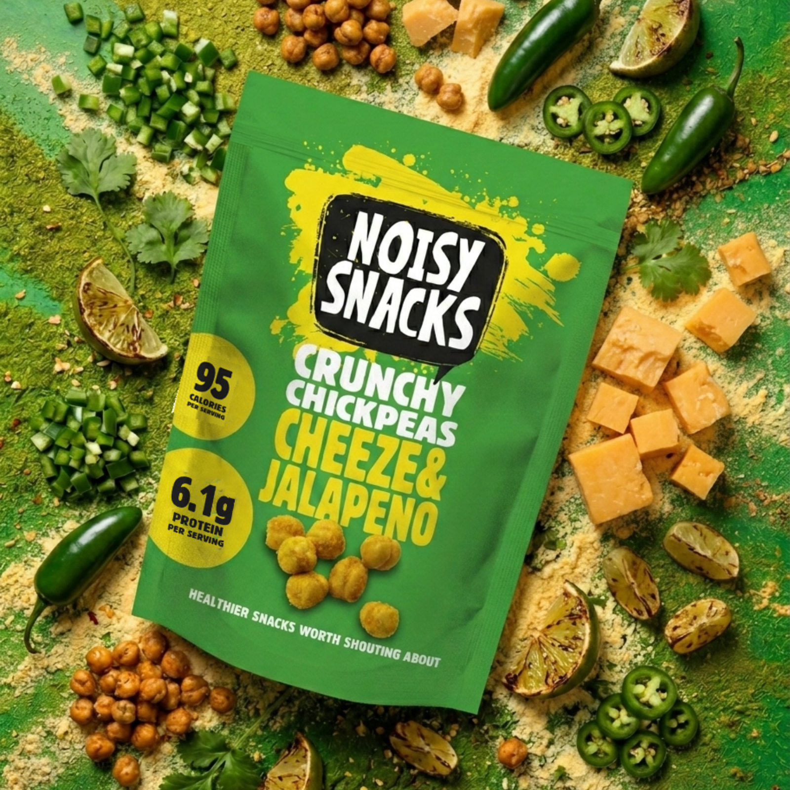 CHEEZE & JALAPENO CHICKPEAS 7 x 100g