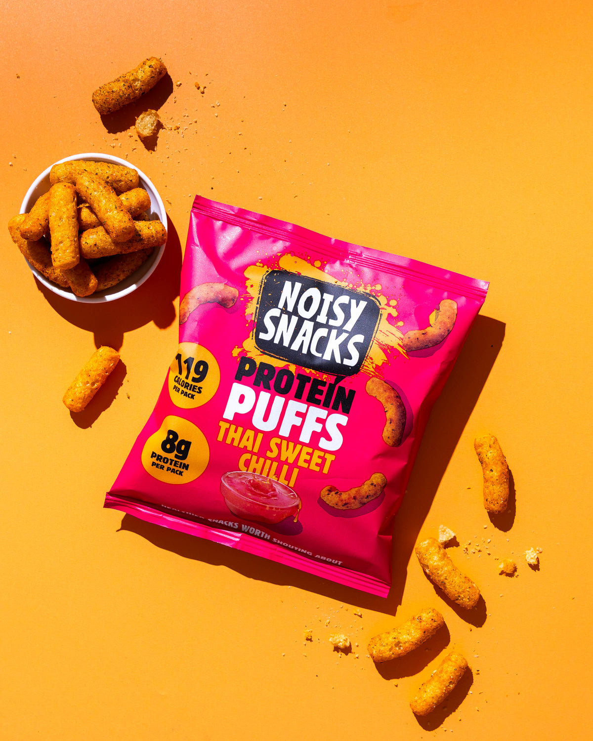 THAI SWEET CHILLI PROTEIN PUFFS 24 x 30g
