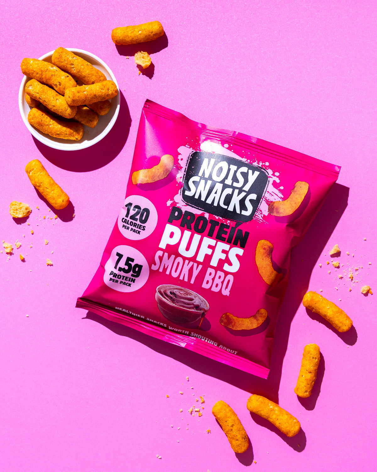 SMOKY BBQ PROTEIN PUFFS 24 x 30g