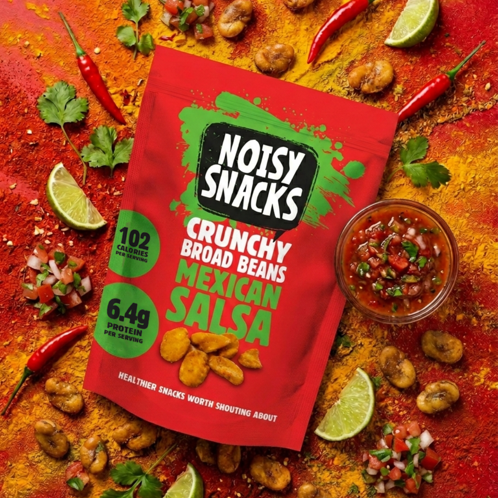 MEXICAN SALSA CRUNCHY BROAD BEANS 7 X 100g