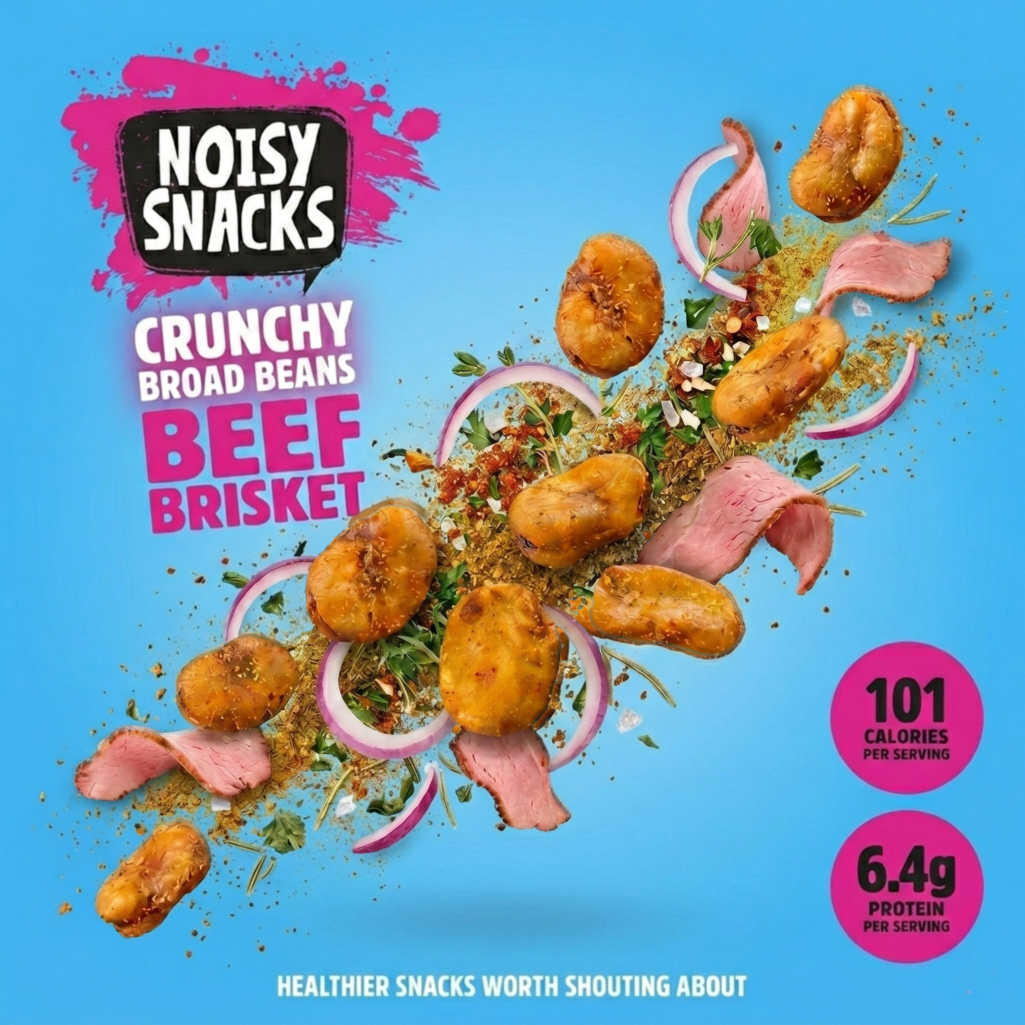 BEEF BRISKET CRUNCHY BROAD BEANS 7 x 100g