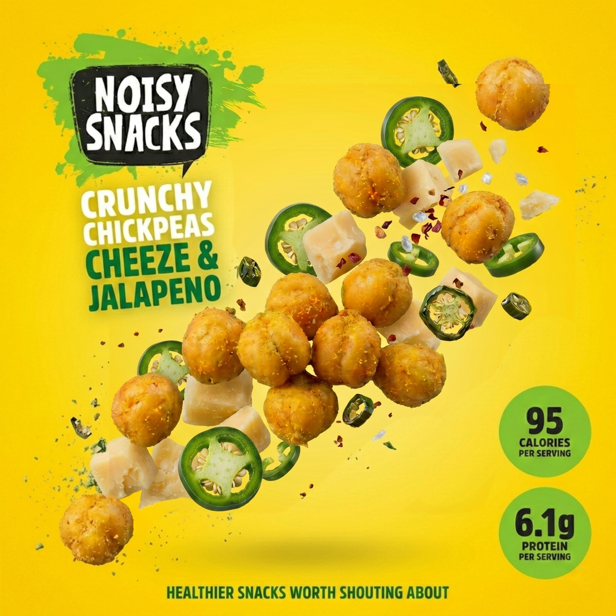 CHEEZE & JALAPENO CHICKPEAS 7 x 100g