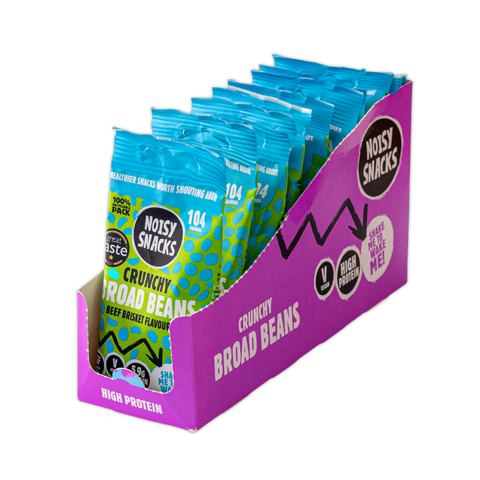 Crunchy Broad Beans Beef Brisket Flavour (10 x 25G) (Hover)