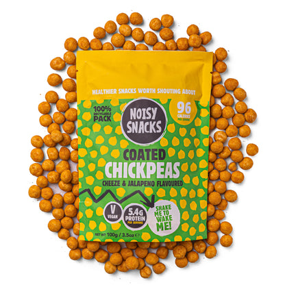 CHEEZE & JALAPENO COATED CHICKPEAS 7 x 100g