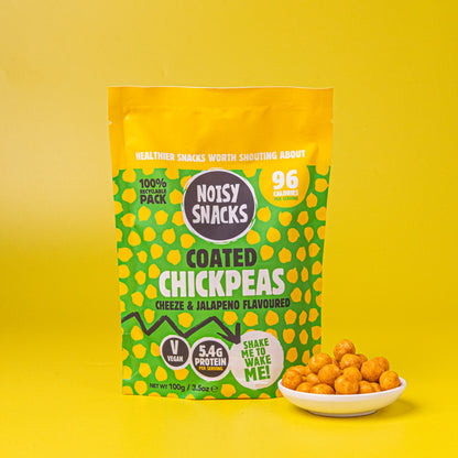 CHEEZE & JALAPENO COATED CHICKPEAS 7 x 100g