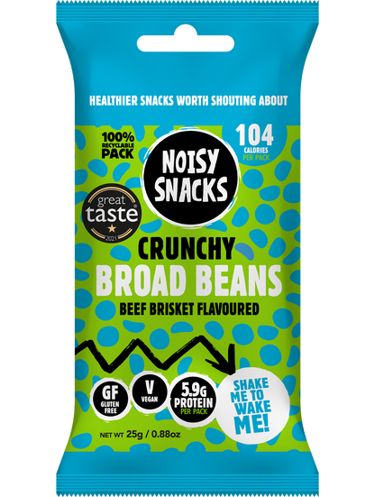 Crunchy Broad Beans Beef Brisket Flavour (10 x 25G)